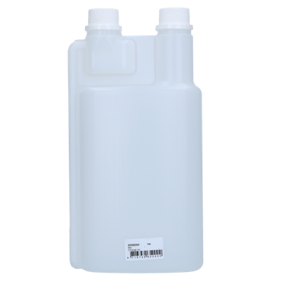 Doseerfles 1000ml Naturel 2-nek Doseerfles 1000ml Naturel 2-nek