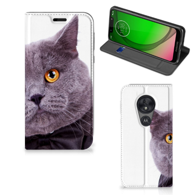 Motorola Moto G7 Play | Hoesje maken | Kat Motorola Moto G7 Play | Hoesje maken | Kat