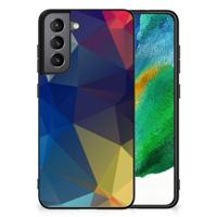 Samsung Galaxy S21FE Backcover Polygon Dark - thumbnail