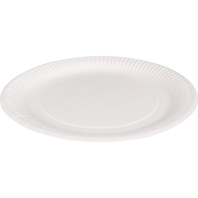 Depa Bord | rond | 1-vaks | karton | Ø23cm | wit | 160 stuks