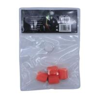 Pluggenset OCC Motorsport OCCLEV001 4 Stuks Fluorescerend Rood - thumbnail
