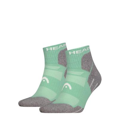 HEAD Wandelsokken All Climates Hiking Quarter 2-pack Licht Groen-43/46