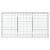 Schanskorf 300x50x150 cm gegalvaniseerd ijzer zilverkleurig - thumbnail