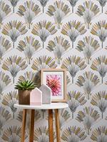 Architects Paper Jungle Chic geel behang | 377084 - thumbnail