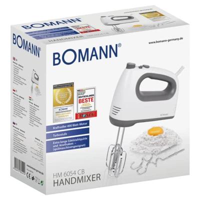 Bomann HM 6054 CB Handmixer Wit/Grijs