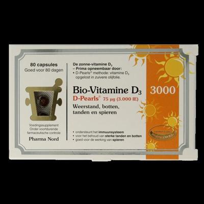 Pharma Nord Bio-Vitamine D3 75mcg 3000ie Capsules