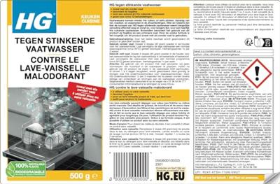 Hg Aircare Tegen Stinkende Vaatwassers