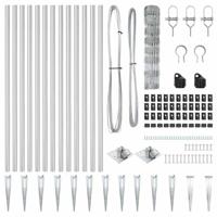 Weidehekwerk Zilver 50 x 0.8 m Gegalvaniseerd staal - thumbnail