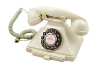 GPO GPOCARRPBIV Carrington Classic Desk Telephone Push Button Ivory - thumbnail