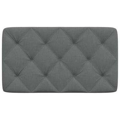 Hoofdbordkussen 90 cm stof donkergrijs Hoofdbordkussen 90 cm stof donkergrijs