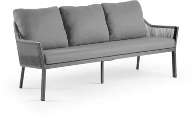 Tierra Outdoor loungebank liv 3-zits charcoal