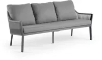 Tierra Outdoor loungebank liv 3-zits charcoal - thumbnail