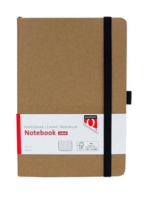 Notitieboek Quantore A5 lijn 192blz 80gr kraft | 3 stuks