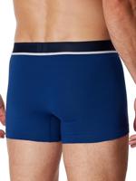 Schiesser Boxershorts 95/5 blauw-zwart 3-pack - thumbnail