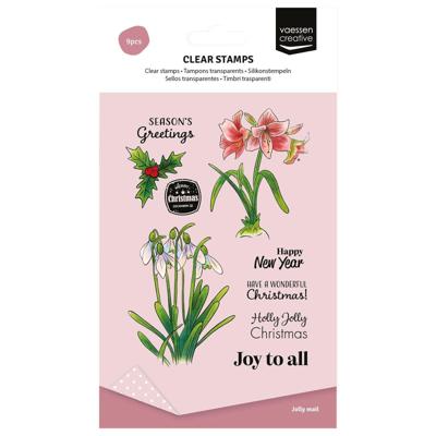 Vaessen Creative • clear stamps joy to all 9st.