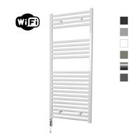 Elektrische Radiator Sanicare HWV Met Wifi 111,8x60 cm Wit 730W Met Thermostaat Wit Linksonder Sanicare - thumbnail