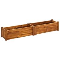 VidaXL Plantenbak verhoogd 150x30x25 cm acaciahout - thumbnail