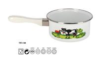 Steelpan - Ø16 cm - geglazuurd - alle warmtebronnen - model Koe - thumbnail