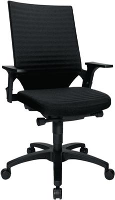 Topstar Bureaudraaistoel | met autom. synchroontechniek | zwart 420-550 mm | met armleuningen draagvermogen 110 kg | 1 stuk - AU200ABI0 AU200ABI0 Topstar Bureaudraaistoel | met autom. synchroontechniek | zwart 420-550 mm | met armleuningen draagvermogen 110 kg | 1 stuk - AU200ABI0 AU200ABI0