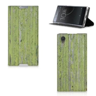 Sony Xperia L1 Book | Wallet Case | Green Wood