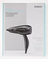 Babyliss D212E Powerlight Föhn 2200W Zwart - thumbnail