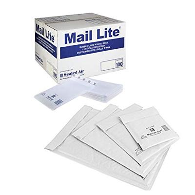 Mail Lite Plus luchtkussenenveloppen, wit, C/0, 150 x 210 mm, doos van 100 stuks