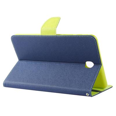 Samsung Galaxy Tab A 8.0 / T350 horizontaal Tweekleurig Kruis structuur PU leren GOOSPERY Mercury Flip Hoesje met houder en opbergruimte voor pinpasse Samsung Galaxy Tab A 8.0 / T350 horizontaal Tweekleurig Kruis structuur PU leren GOOSPERY Mercury Flip Hoesje met houder en opbergruimte voor pinpasse