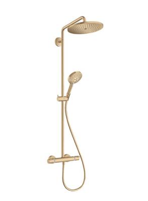 Hansgrohe Croma Select S regendoucheset EcoSmart rond Ø28cm Brushed bronze
