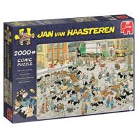 Jan van Haasteren The Cattle Market 2000 pcs Legpuzzel 2000 stuk(s) - thumbnail