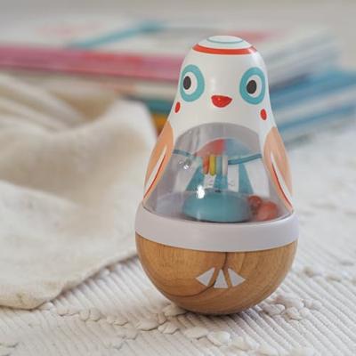 Kantelpop BabyPoli - DJECO wit Kantelpop BabyPoli - DJECO wit