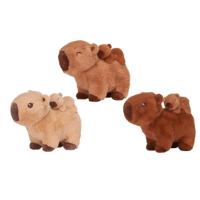 Pluche Capybara Staand En Baby 25cm - thumbnail