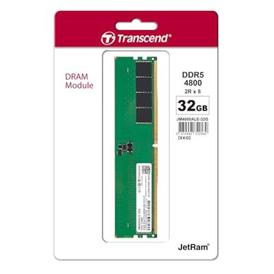 Transcend jm4800ale-32g jetram ddr5, 32gb, u-dimm, 4800 mhz, 2rx8, 2gx8, cl40, 1.1v Transcend jm4800ale-32g jetram ddr5, 32gb, u-dimm, 4800 mhz, 2rx8, 2gx8, cl40, 1.1v