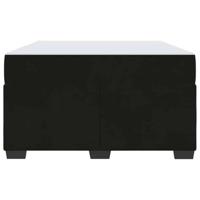 Bedframe met matras met matras Zwart 120 x 190 cm Fluweel - thumbnail