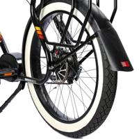 FAHRER spatlap "latz" mud flap latz fatbike 220x120x165mm - thumbnail