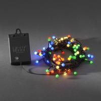 Konstsmide 3741-500 Micro-lichtketting Buiten werkt op batterijen Aantal lampen 80 LED Meerkleurig - thumbnail