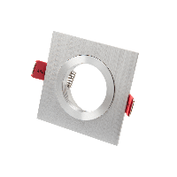 Inbouwspot aluminium vierkant voor 50mm lamp 148-552 - thumbnail