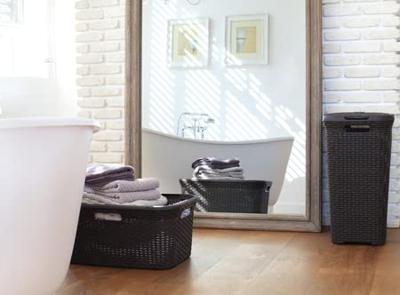 Curver style wasmand 45 liter antraciet