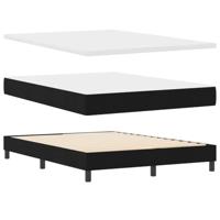 Boxspringbed met matras met matras Zwart 140 x 200 cm Stof - thumbnail