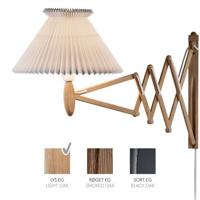 LE KLINT Sax 234-6/27 Wandlamp - Licht eiken met papieren kap - Wit - thumbnail