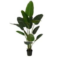 Kunstplant mica bananen boom in pot - thumbnail