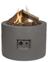 Happy Cocooning: Tafel Rond - Taupe - thumbnail