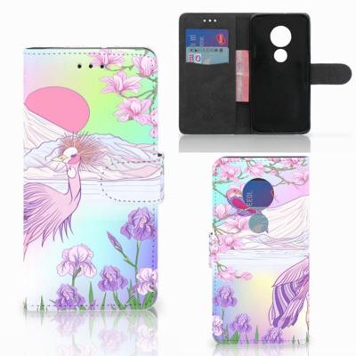 Motorola Moto G7 Play | Telefoonhoesje | Met pasjeshouder | Bird Motorola Moto G7 Play | Telefoonhoesje | Met pasjeshouder | Bird