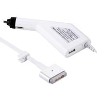 MagSafe 2 Autolader 60W 16.5V 3.65A 5-pins T-stijl connector met 1 USB poort voor MacBook A1465 / A1502 / A1435 / MD212 / MD2123 / MD662 Kabel lengte - thumbnail
