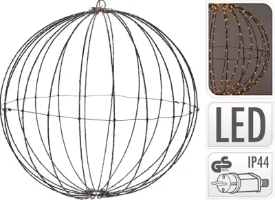 Kerstverlichting Bal 40cm - Warm Wit