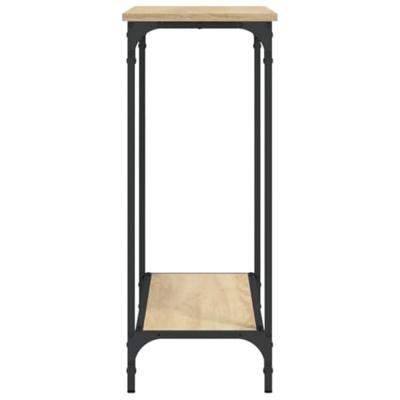 Wandtafel 101x30,5x75 cm bewerkt hout sonoma eikenkleurig Wandtafel 101x30,5x75 cm bewerkt hout sonoma eikenkleurig