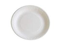 Bord IEZZY Ø180mm karton 100 stuks wit - thumbnail