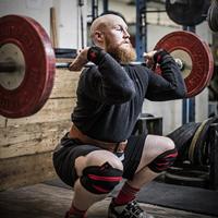 Knee Wraps Red Line 1 paar - thumbnail