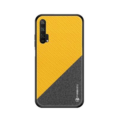 PINWUYO eert serie schokbestendige PC + TPU beschermhoes voor Huawei Honor 20 Pro (geel) PINWUYO eert serie schokbestendige PC + TPU beschermhoes voor Huawei Honor 20 Pro (geel)