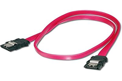 Equip platte kabel SATA met metalen clip polyzak 0,50 Meter