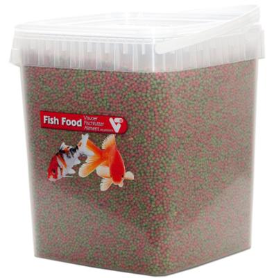 VT Fish Food 2-Kleur Pellet 3mm - Complete 10L Vijvervis Voeding door VT